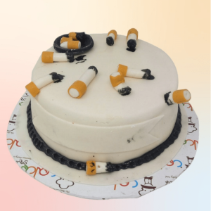 Adult Cigarette Theme Cake