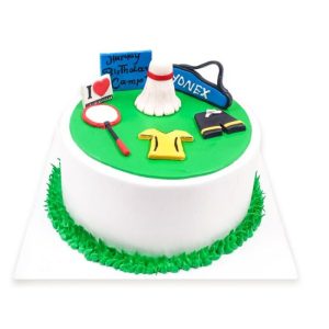 Badminton Theme Custom Cake