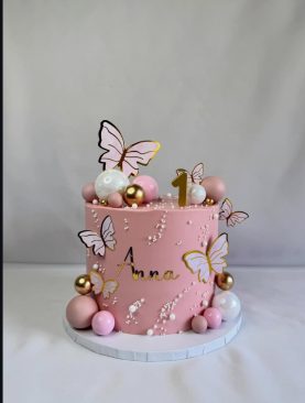 Pink Birthday Cake