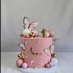 Pink Birthday Cake