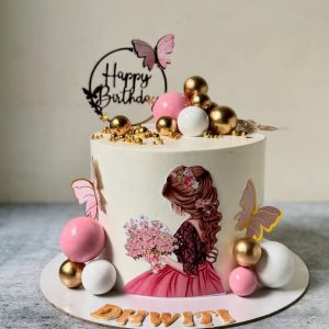 Cute little girl cake