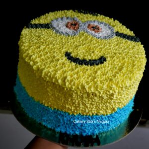 Minion Smile Cake