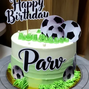 Football Theme Birthday Cake