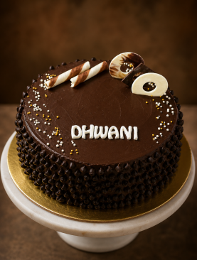 Truffle Chocolate Birthday Cake