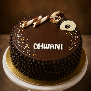 Truffle Chocolate Birthday Cake