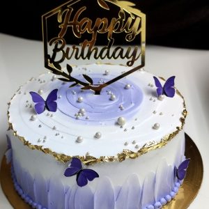 Pearl And Butterfly Cake