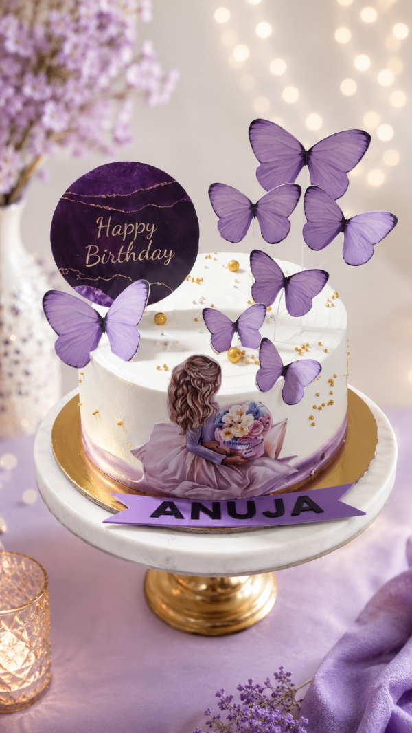 Little Girl Birthday Cake