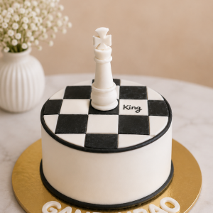 Chess Theme Cake